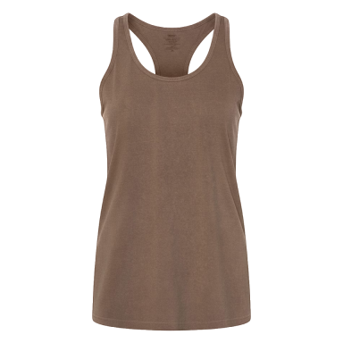 Adult Garment Dye Racerback Tank Espresso (GDRB-100)